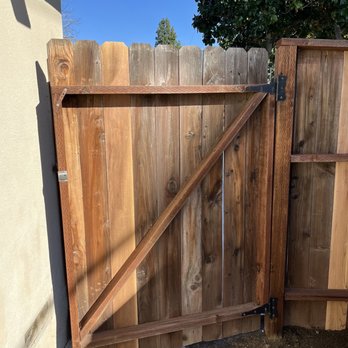 Handyman - Gate all fixed up now it was already broken off the hinges before the rain storm but great now. - Handyman Near Me - Fullerton, California