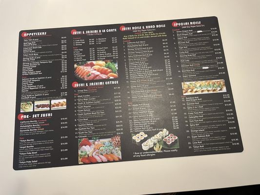 Menu photo 2 Tokyo Fruit Cove, FL Menu photo 2 Tokyo Fruit Cove, FL