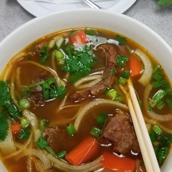 Saigon Noodle House - Braised beef soup w egg noodles. Delicious!! - Vietnamese Near Me - Temecula, California Saigon Noodle House - Braised beef soup w egg noodles. Delicious!! - Vietnamese Near Me - Temecula, California