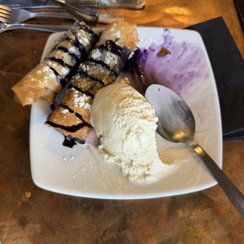 Shell's - Ube Turon with Vanilla Ice Cream! MMM - Bars Near Me - Fairfield, California Shell's - Ube Turon with Vanilla Ice Cream! MMM - Bars Near Me - Fairfield, California