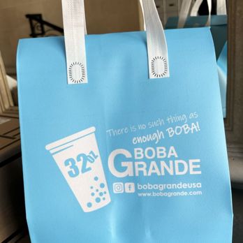 Boba Grande - Delivery bag, Insulated bag. - Bubble Tea Near Me - Los Angeles, California Boba Grande - Delivery bag, Insulated bag. - Bubble Tea Near Me - Los Angeles, California