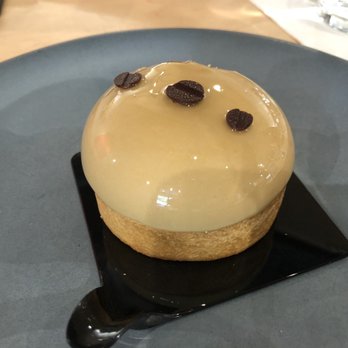 Bachour - Coffee Tart which is coffee mousse, coffee caramel chocolate ganache, espresso soaked almond cake - Bakeries Near Me - Coral Gables, Florida