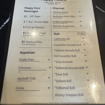 Kissho House - Happy Hour Menu - Japanese Near Me - Philadelphia, Pennsylvania Kissho House - Happy Hour Menu - Japanese Near Me - Philadelphia, Pennsylvania