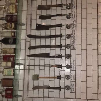 Fette Sau - The bar is super cool. Tap handles are various butcher knives! Love it - Barbeque Near Me - Brooklyn, New York Fette Sau - The bar is super cool. Tap handles are various butcher knives! Love it - Barbeque Near Me - Brooklyn, New York