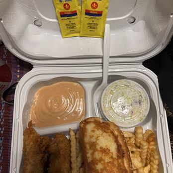 Raising Cane's Chicken Fingers - 4 piece meal - Fast Food Near Me - Upland, California Raising Cane's Chicken Fingers - 4 piece meal - Fast Food Near Me - Upland, California