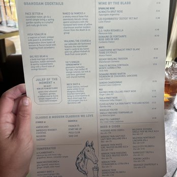 Granddam - Drink menu - Desserts Near Me - Lexington, Kentucky