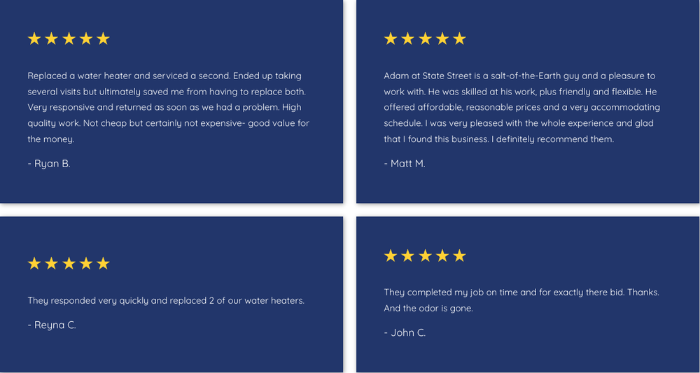 Slide of State Street Plumbing