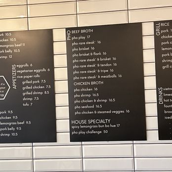 Pho Play - Menu - Vietnamese Near Me - Castro Valley, California