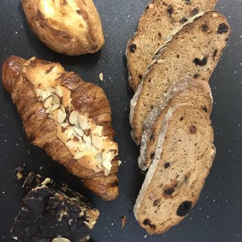 Leli's Bakery - From top left, pastizzi-toasted cranberry walnut-russian coffee cake-almond croissant - Cafes Near Me - Astoria, New York Leli's Bakery - From top left, pastizzi-toasted cranberry walnut-russian coffee cake-almond croissant - Cafes Near Me - Astoria, New York