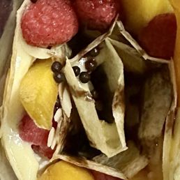 2. Mango Raspberries Crepe 2. Mango Raspberries Crepe