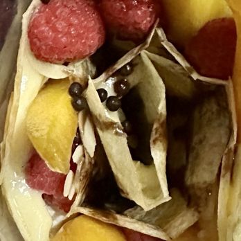 T-Swirl Crêpe - 2. Mango Raspberries Crepe - Desserts Near Me - Philadelphia, Pennsylvania T-Swirl Crêpe - 2. Mango Raspberries Crepe - Desserts Near Me - Philadelphia, Pennsylvania
