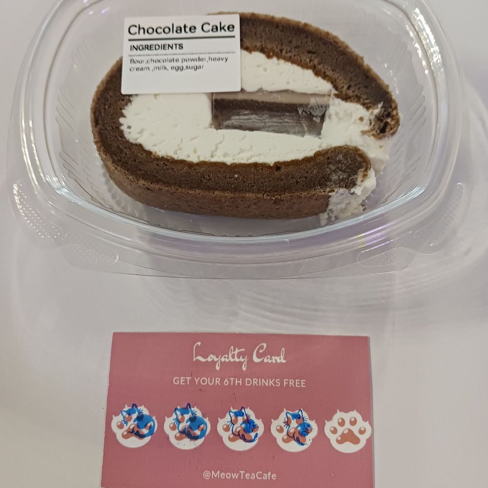 Meow Tea Cafe - Chocolate cake - Bubble Tea Near Me - Upland, California