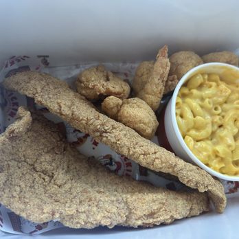 Lickin Fried Chicken - 2pc catfish with Shrimps. - Desserts Near Me - Hesperia, California Lickin Fried Chicken - 2pc catfish with Shrimps. - Desserts Near Me - Hesperia, California
