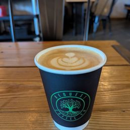 Golden crunch latte
