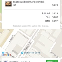 Ubereats pop-up: hungry to happy in 7 min. ahhhh unreal!!! #chickenandriceaddict