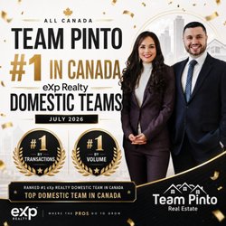 Angelica Pinto - Exp Realty - Thanks to our clients for a great July 2026!
