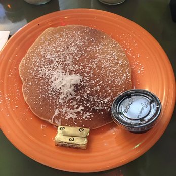Hobbit Cafe - Coconut pancake and coconut syrup. This was amazing! - Burgers Near Me - Houston, Texas Hobbit Cafe - Coconut pancake and coconut syrup. This was amazing! - Burgers Near Me - Houston, Texas