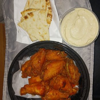 Chicken Feastin - Dinner Fried Buffalo wings Pita bread Hummus - Chicken Shop Near Me - Brooklyn, New York Chicken Feastin - Dinner Fried Buffalo wings Pita bread Hummus - Chicken Shop Near Me - Brooklyn, New York
