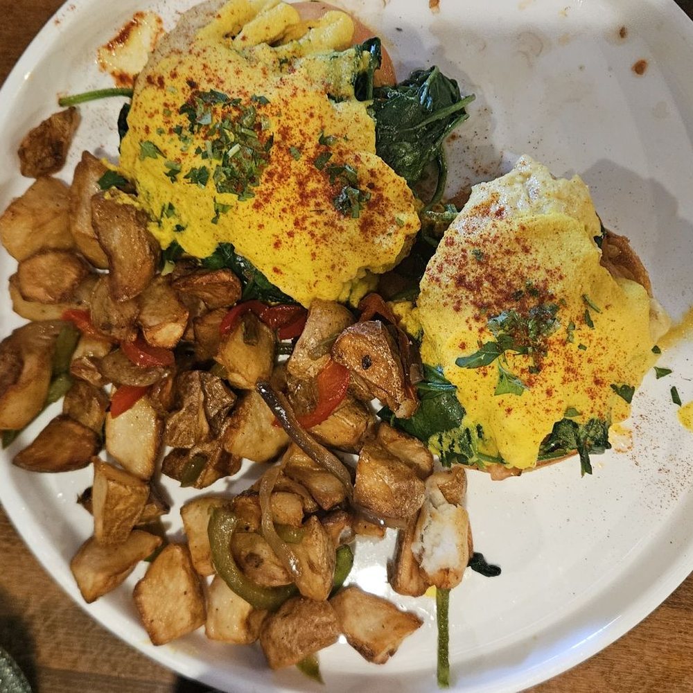 Toast Kitchen & Bar - Vegan benedict - Breakfast & Brunch Near Me - Brea, California Toast Kitchen & Bar - Vegan benedict - Breakfast & Brunch Near Me - Brea, California