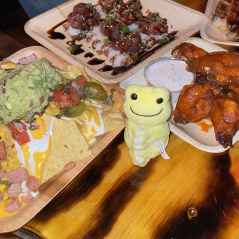Stowaway - poke bomb, spam nachos, wings - Tiki Bars Near Me - Tustin, California