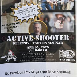 Invictus Krav Maga - Active shooter defense tactics seminar