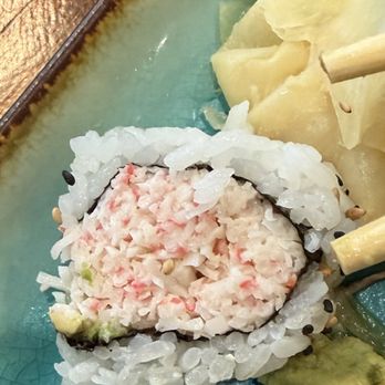 Hana Japanese Restaurant - California roll? No cucumber and a sliver of avocado? - Japanese Near Me - Fairfield, California Hana Japanese Restaurant - California roll? No cucumber and a sliver of avocado? - Japanese Near Me - Fairfield, California