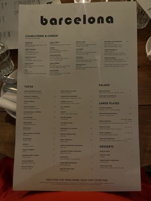Menu photo 5 Barcelona Wine Bar Nashville, TN