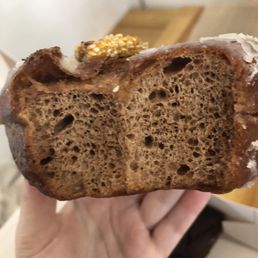 Chocolate tahini donut (2.50 euro, July 2018)