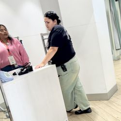 H&M - The fitting room was empty but they wouldnt help the customers. Just standing there gossiping.