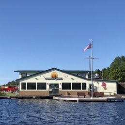 Exterior of the Sunset Grill from Big Stone Lake