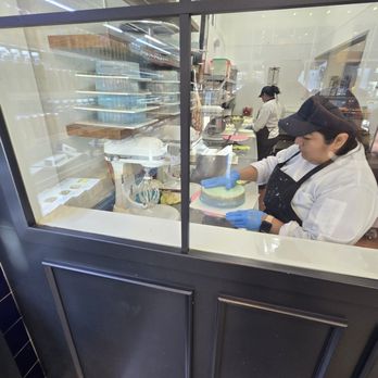 Paris Baguette - Window where you can watch staff making the cakes, bakery items & confectionaries. - Bakeries Near Me - Pleasant Hill, California Paris Baguette - Window where you can watch staff making the cakes, bakery items & confectionaries. - Bakeries Near Me - Pleasant Hill, California
