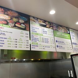 Salsarita's - Menu
