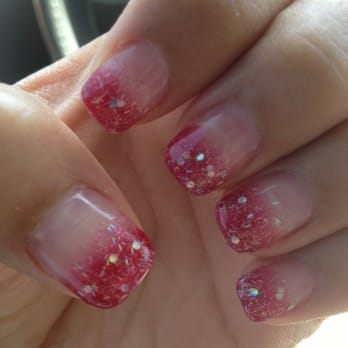 Golden Nails - Love it!!! Red is good luck. - Nail Salons Near Me - Honolulu, Hawaii