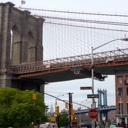 New York Like A Native - Viewing the Brooklyn Bridge from the Fulton Ferry neighborhood