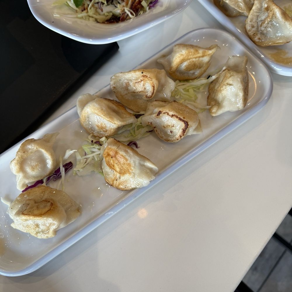 Dumpling Kitchen & Bar - These were the seafood dumplings - I ordered them pan fried versus boiled with no regrets! - Dim Sum Near Me - Burlingame, California