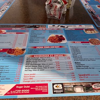 Cantine Ouellet - Food Menu - Restaurants Near Me - Edmundston, New Brunswick Cantine Ouellet - Food Menu - Restaurants Near Me - Edmundston, New Brunswick