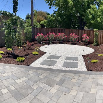 Opulands Landscape Design & Construction - Backyard Seatign space with landscape lighting - Landscaping Near Me - Campbell, California