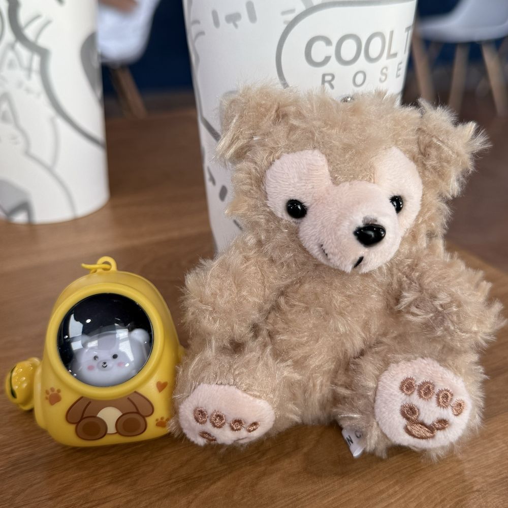 Cool Tea Bar - Mystery Cup Toys--Bear Light & Teddy keychains - Bubble Tea Near Me - Roseville, California