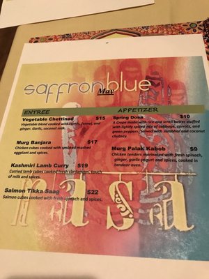 Menu photo 1 Saffron Indian Kitchen Ambler, PA