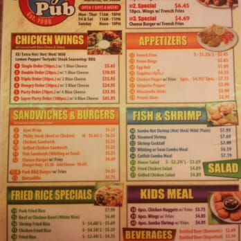 Wing Pub - Menu - Chicken Wings Near Me - Marietta, Georgia Wing Pub - Menu - Chicken Wings Near Me - Marietta, Georgia