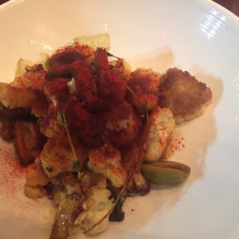 Jaleo - Cauliflower. Olives. Dates. Pimenton. Didn't work but it was pretty. - Spanish Near Me - Washington, DC, District of Columbia