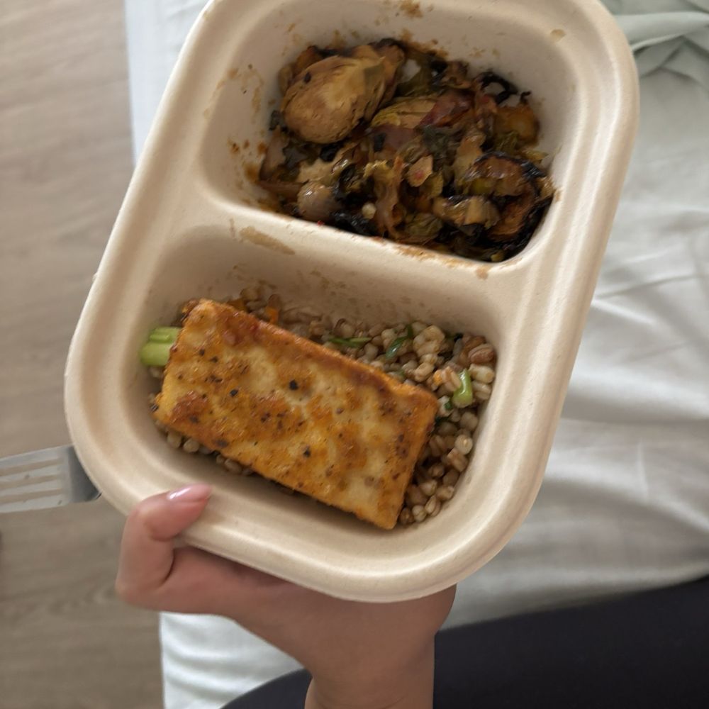Vegan Sweet Chili Tofu Plate