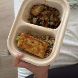 Vegan Sweet Chili Tofu Plate Vegan Sweet Chili Tofu Plate