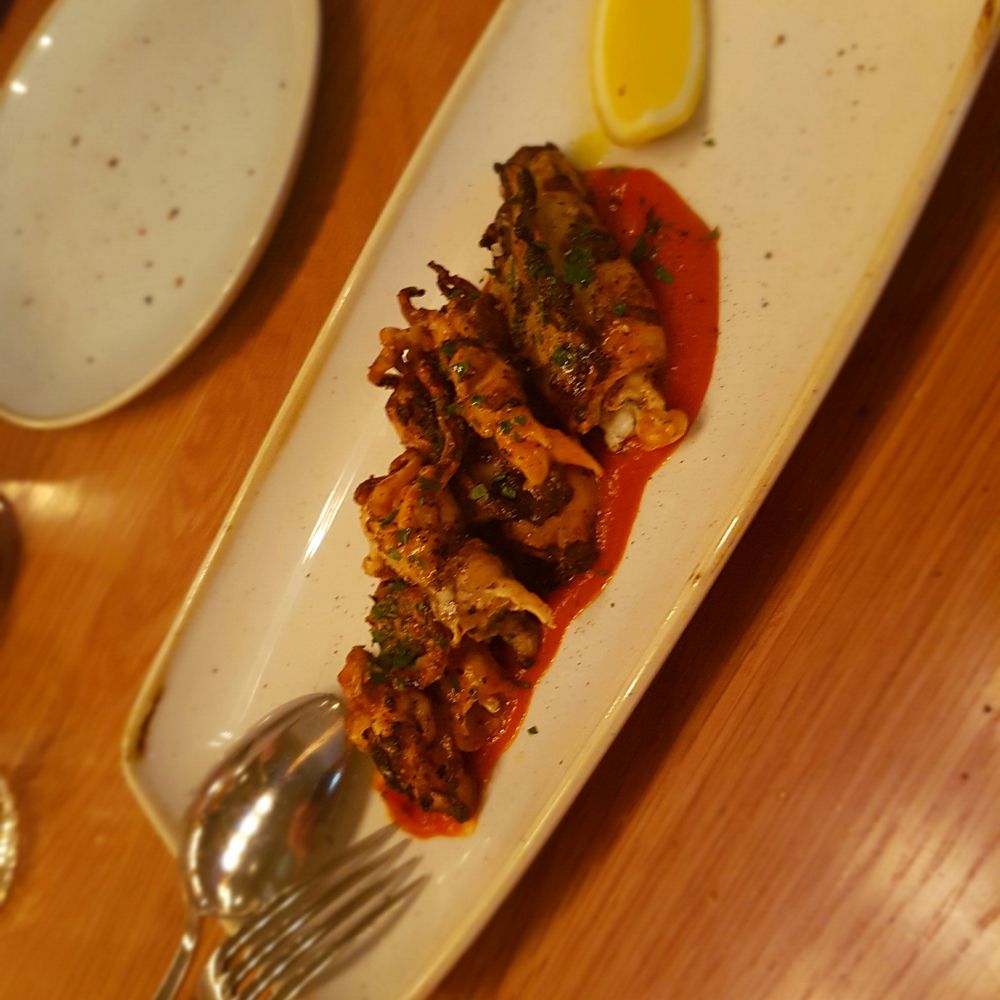 Osteria Oggi - Charred squid - Italian Near Me - Adelaide, SA Osteria Oggi - Charred squid - Italian Near Me - Adelaide, SA