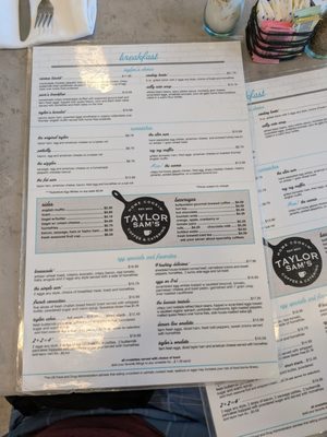 Menu photo 4 Taylor Sam's St. Petersburg, FL
