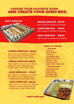 Menu photo 3 Señor Sushi USA El Paso, TX Menu photo 3 Señor Sushi USA El Paso, TX