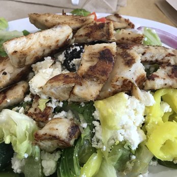 Charley's Deli and Grille - Greek Salad with Chicken - Delis Near Me - Northville, Michigan