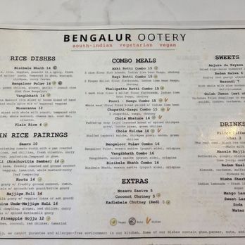 Bengalur Ootery - Vegetarian Near Me - Foster City, California