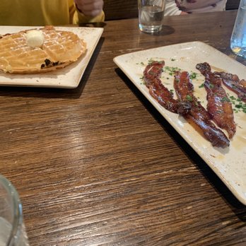 First Watch - Million dollar bacon and Belgium waffle. - Breakfast & Brunch Near Me - Plantation, Florida