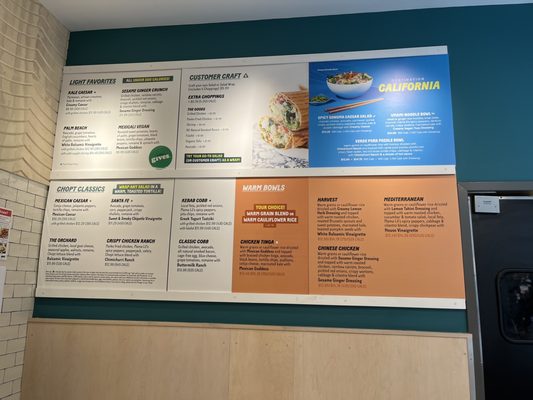Menu photo 1 Chopt Creative Salad Co. New York, NY